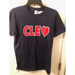 Cleveland Love T Shirts New Navy Small